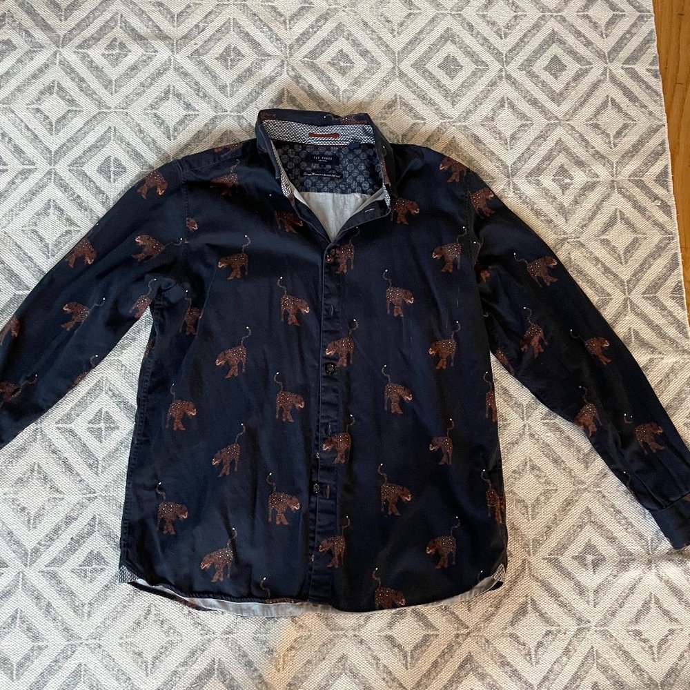 Men's Jaguar Ted Baker Button Down Shirt